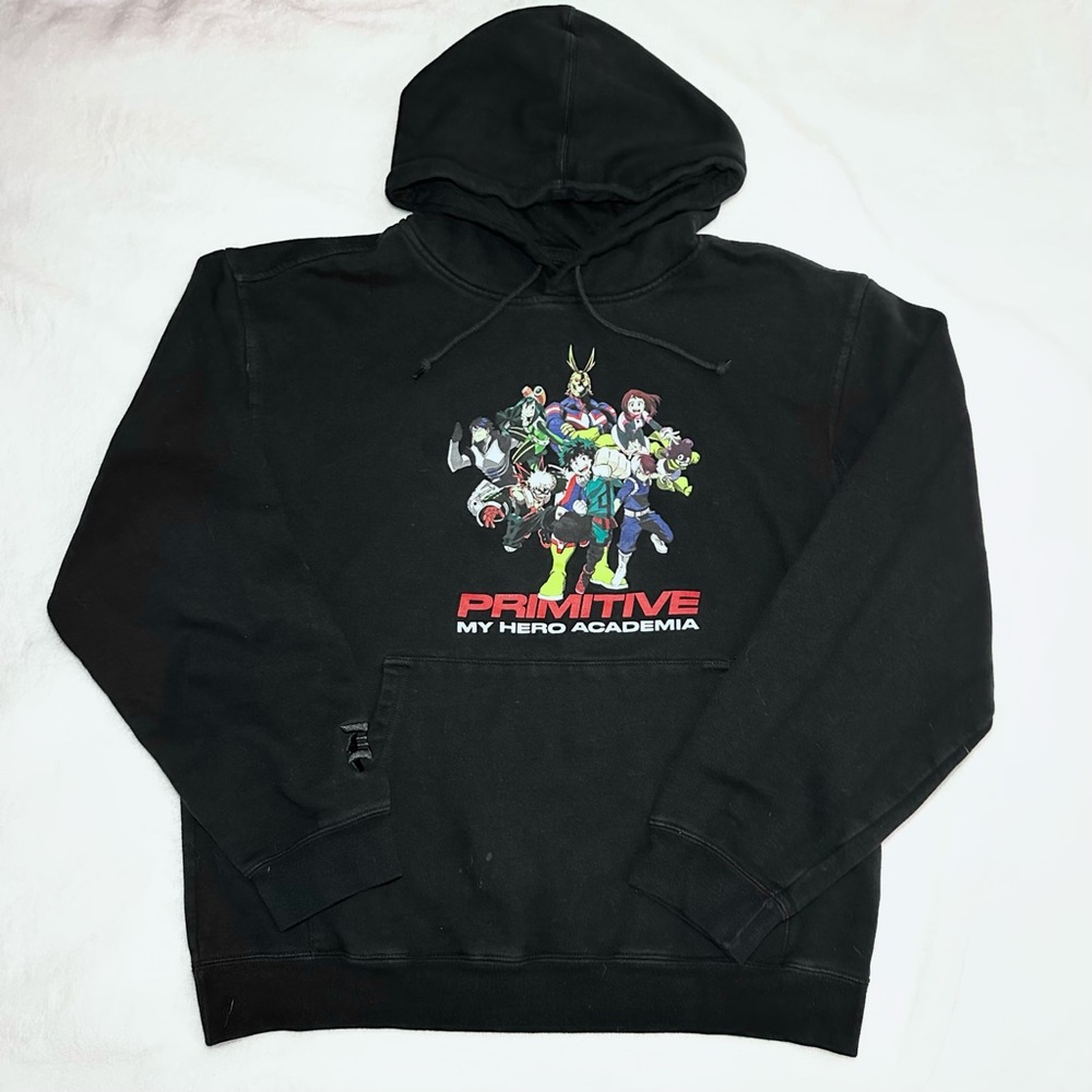Primitive x My Hero Academia Anime Black Hoodie - Men’s Size L
